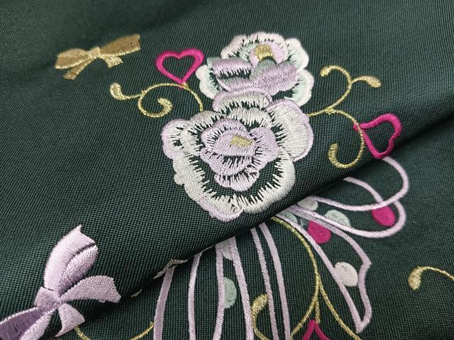 平和屋着物●行灯袴 刺繍 舞花文 金糸 洗える着物 未使用 AABB3000ph