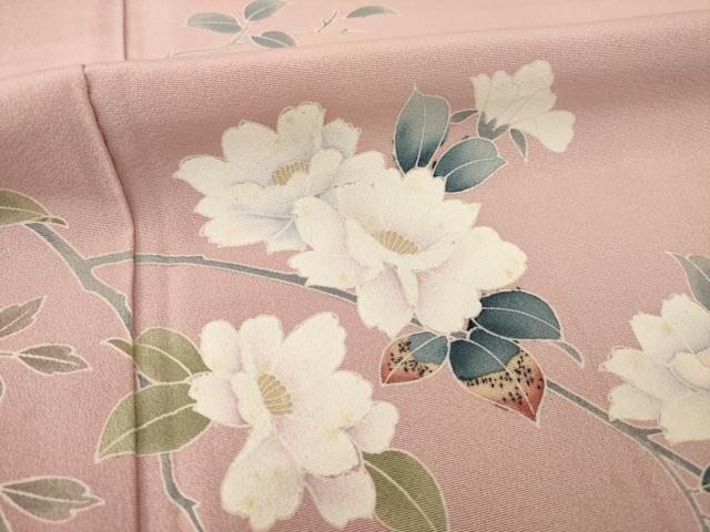 平和屋着物●訪問着　枝花文　暈し染め　正絹　逸品　AABB3161ck