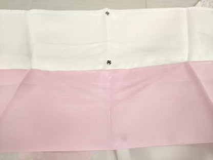 平和屋着物●「anan」ブランド 小振袖 二尺袖 駒刺繍 雪輪花文 銀通し地 洗える着物 未使用 AABB3221ck