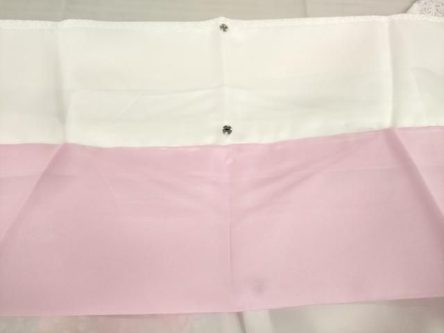 平和屋着物●「anan」ブランド 小振袖 二尺袖 駒刺繍 雪輪花文 銀通し地 洗える着物 未使用 AABB3221ck