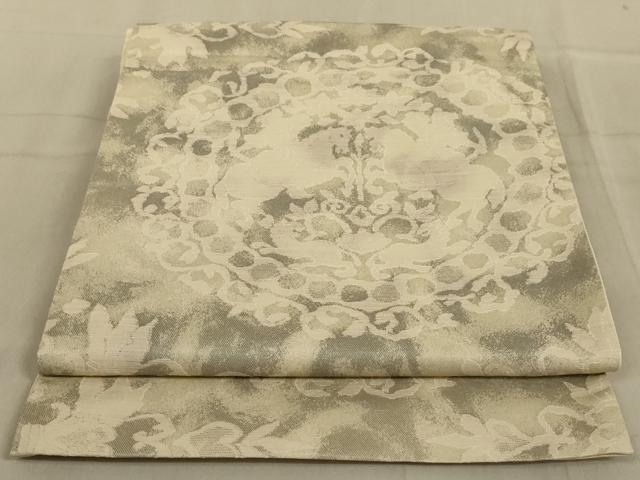 平和屋着物◎六通柄袋帯 狩猟文 正絹 逸品 AABB3272ou