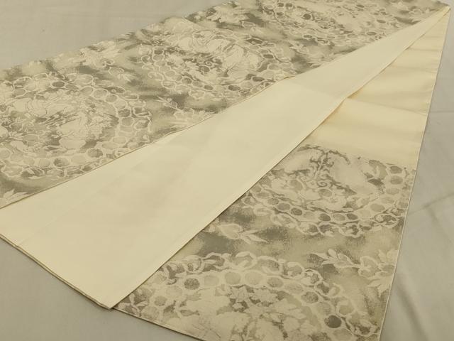 平和屋着物◎六通柄袋帯 狩猟文 正絹 逸品 AABB3272ou