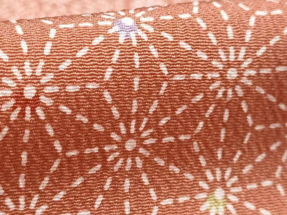 平和屋着物■小紋　吉祥文様　洗える着物　AABB3386gw