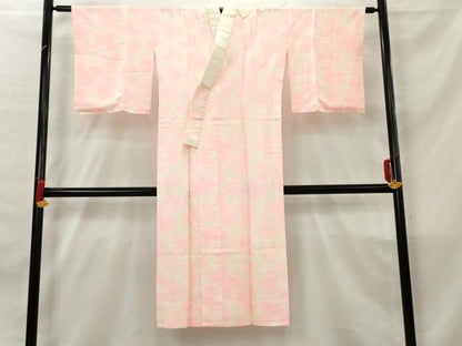 平和屋着物■長襦袢　無双仕立て　紗綾形地紋　暈し染め　正絹　逸品　AABB3481cs