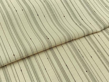 平和屋着物▽お召 白根沢 単衣 縞 証紙付き 正絹 逸品 AABB3563jh