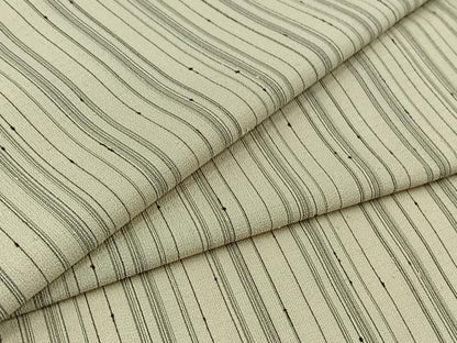 平和屋着物▽お召 白根沢 単衣 縞 証紙付き 正絹 逸品 AABB3563jh