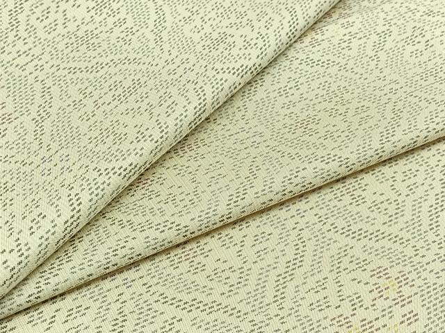 平和屋着物▽本場大島紬 白大島 単衣 立涌花文 正絹 逸品 AABB3576jh