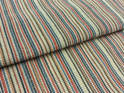 平和屋着物▽上質な紬　単衣　縞　正絹　逸品　AABB3580jh