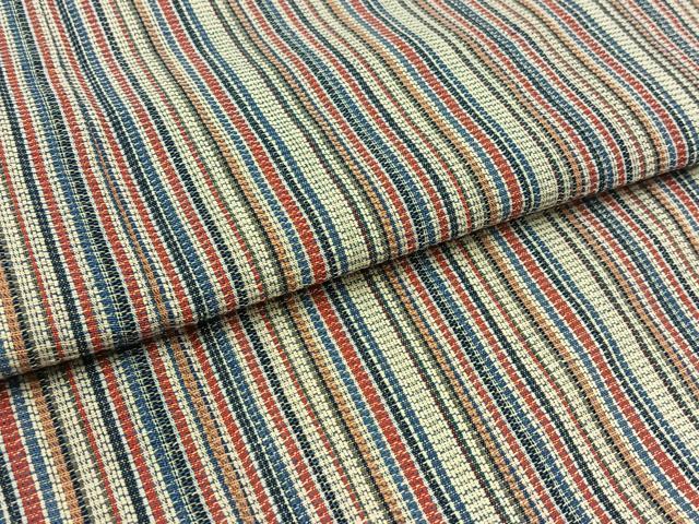 平和屋着物▽上質な紬　単衣　縞　正絹　逸品　AABB3580jh