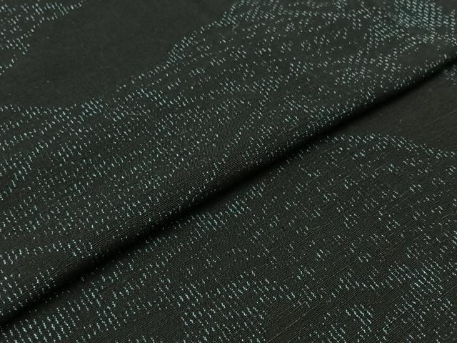 平和屋着物▽結城紬 単衣 風景文 正絹 逸品 AABB3582jh
