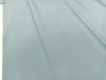 平和屋着物▽上質な色無地 単衣 秘色色 正絹 逸品 AABB3590jh