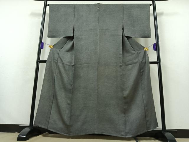 平和屋着物▽江戸小紋 単衣 鮫小紋柄 正絹 逸品 AABB3592jh