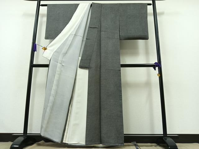 平和屋着物▽江戸小紋 単衣 鮫小紋柄 正絹 逸品 AABB3592jh