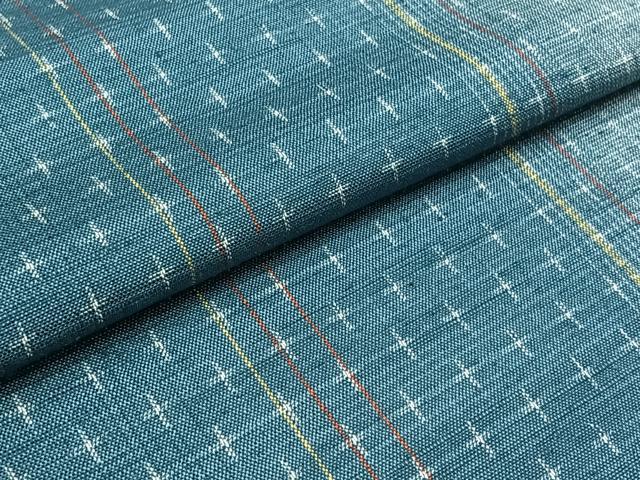 平和屋着物▽上質な紬 単衣 絣間道 正絹 逸品 AABB3598jh