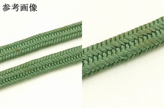 平和屋着物●極上 有職組紐道明 帯締め 冠組 老竹色 宮内庁御用 国立博物館御用 東京芸術大学御用 逸品 AABB3744ay