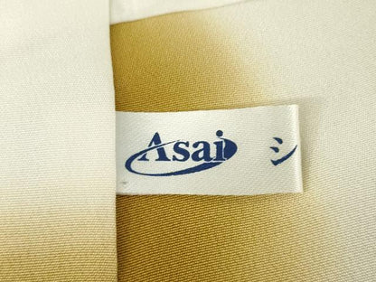 平和屋着物●訪問着　手描き　枝葉文　金彩　正絹　逸品　AABB3823ck