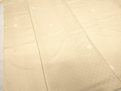 平和屋着物●上質な小紋　作家物　丸文　正絹　逸品　AABB3826ck