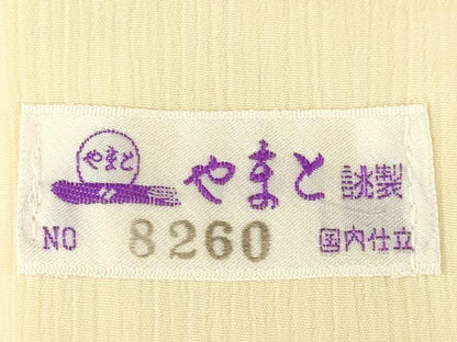 平和屋着物●長襦袢　無双仕立て　蜂蜜色　やまと誂製　正絹　逸品　AABB3830ck