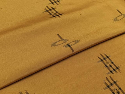 平和屋着物▽本場大島紬 単衣 琉球絣文様 正絹 逸品 AABB3881jh