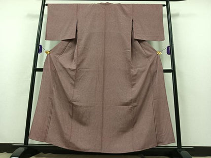 平和屋着物▽江戸小紋　単衣　鮫小紋柄　正絹　逸品　AABB3898jh