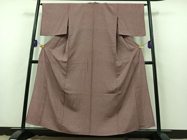 平和屋着物▽江戸小紋　単衣　鮫小紋柄　正絹　逸品　AABB3898jh