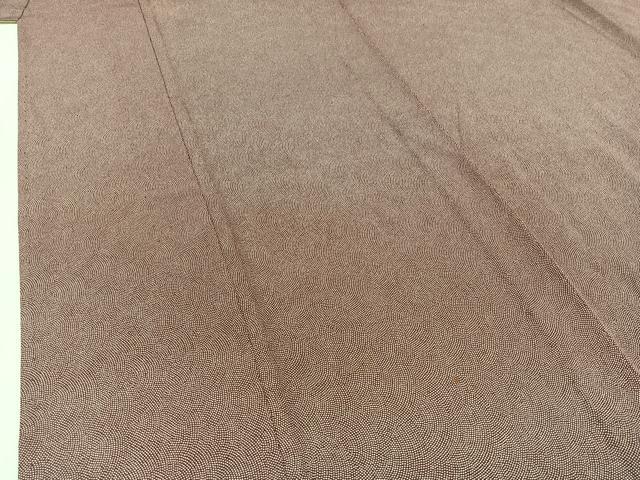 平和屋着物▽江戸小紋　単衣　鮫小紋柄　正絹　逸品　AABB3898jh