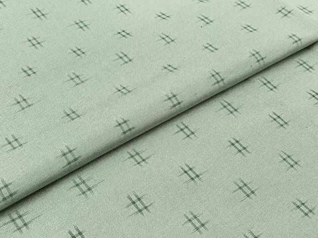 平和屋着物▽上質な紬 単衣 絣文様 正絹 逸品 AABB3899jh