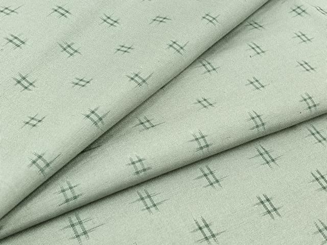 平和屋着物▽上質な紬 単衣 絣文様 正絹 逸品 AABB3899jh