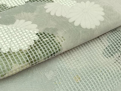 平和屋着物▽豪華色留袖 無双 紗袷 紗×紗 地紙花文 金銀彩 正絹 逸品 AABB3901jh