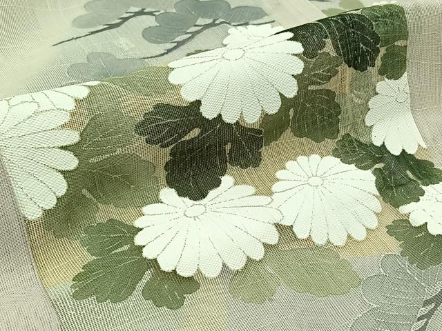 平和屋着物▽豪華色留袖 無双 紗袷 紗×紗 地紙花文 金銀彩 正絹 逸品 AABB3901jh