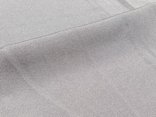 平和屋着物▽江戸小紋　単衣　鮫小紋柄　正絹　逸品　AABB3905jh