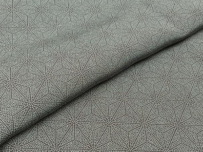 平和屋着物▽江戸小紋 単衣 麻の葉文様 正絹 逸品 AABB3919jh