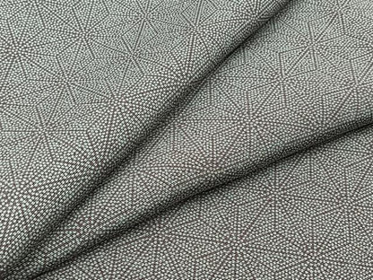 平和屋着物▽江戸小紋 単衣 麻の葉文様 正絹 逸品 AABB3919jh