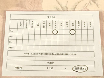 平和屋着物◎六通柄袋帯　草花文　銀糸　正絹　逸品　AABB3994dt