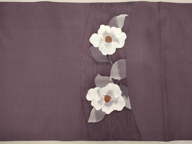 平和屋着物◎太鼓柄袋帯　草花文　正絹　逸品　AABB4000dt
