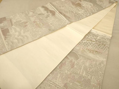 平和屋着物◎六通柄袋帯　大原の里　二重箔錦　正絹　逸品　AABB4020dt