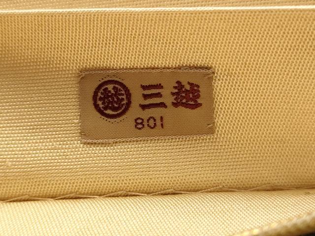 平和屋着物◎六通柄袋帯 風景文 金銀糸 三越扱い 正絹 逸品 AABB4071dt