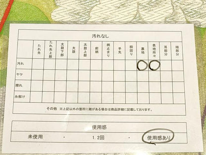 平和屋着物◎六通柄袋帯 唐織 立涌花文 金銀糸 正絹 逸品 AABB4103dt