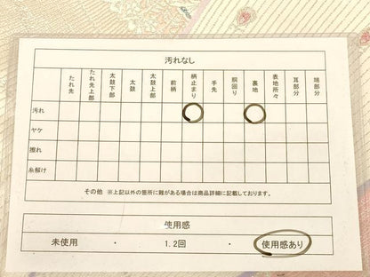 平和屋着物◎両面　六通柄袋帯　唐織　孔雀花文　銀糸　正絹　逸品　AABB4148dt