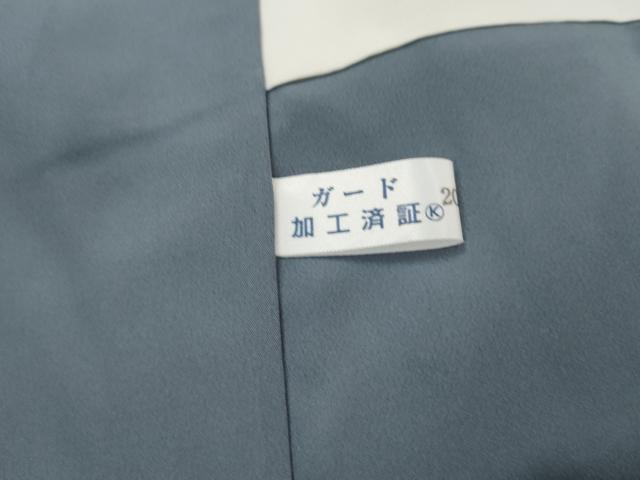 平和屋着物●上質な色無地　お召地　紅掛空色　正絹　逸品　未使用　AABB4230cs