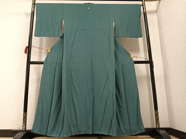 平和屋着物●ファッションデザイナー 花井幸子監修 色無地 虫襖色 正絹 逸品 AABB4369ph