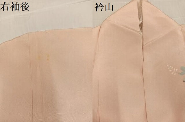 平和屋着物●訪問着 友禅 作家物 枝花文 暈し染め 正絹 逸品 AABB4389ph