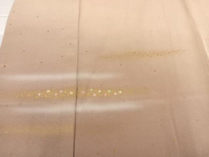 平和屋着物●訪問着 刺繍 霞文 暈し染め 金彩 背抜き仕立て 正絹 逸品 AABB4399ph