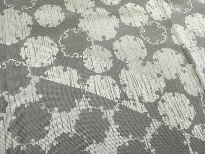 平和屋着物●本塩沢 訪問着 やまだ織 雪輪文 暈し染め 正絹 逸品 AABB4426ck