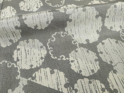 平和屋着物●本塩沢 訪問着 やまだ織 雪輪文 暈し染め 正絹 逸品 AABB4426ck