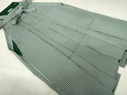 平和屋着物●男性 色紋付・羽織・行灯袴セット 鱗文様 銀通し地 キングサイズ AABB4437ck