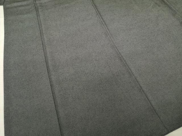 平和屋着物●江戸小紋 作家物 草木染 鮫小紋柄 黒地 正絹 逸品 AABB4444ck
