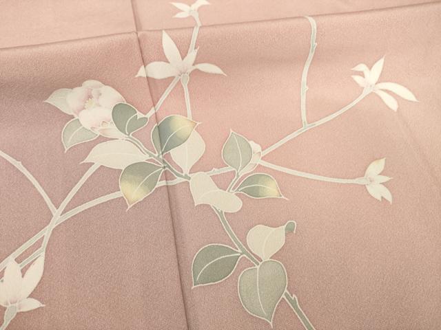 平和屋着物●訪問着 枝花文 暈し染め 正絹 逸品 AABB4476ck