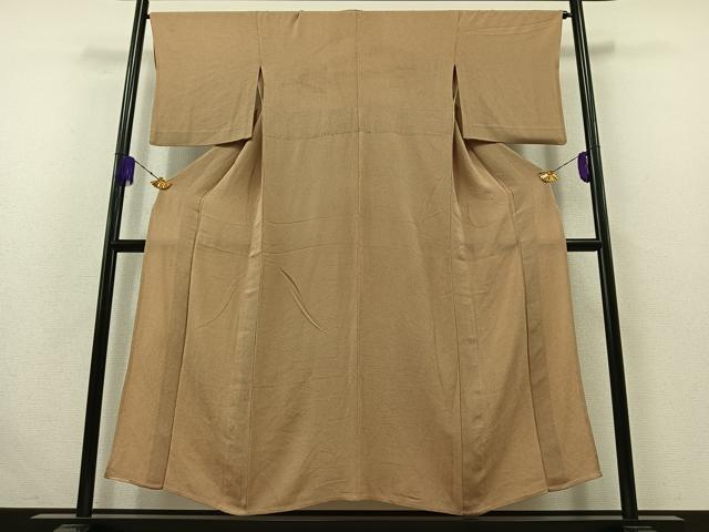 平和屋着物▽江戸小紋 単衣 万筋 鬼しぼ縮緬 正絹 逸品 AABB4501jh