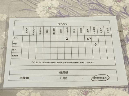 平和屋着物◎六通柄袋帯 唐織 草花文 銀糸 正絹 逸品 AABB4579wj